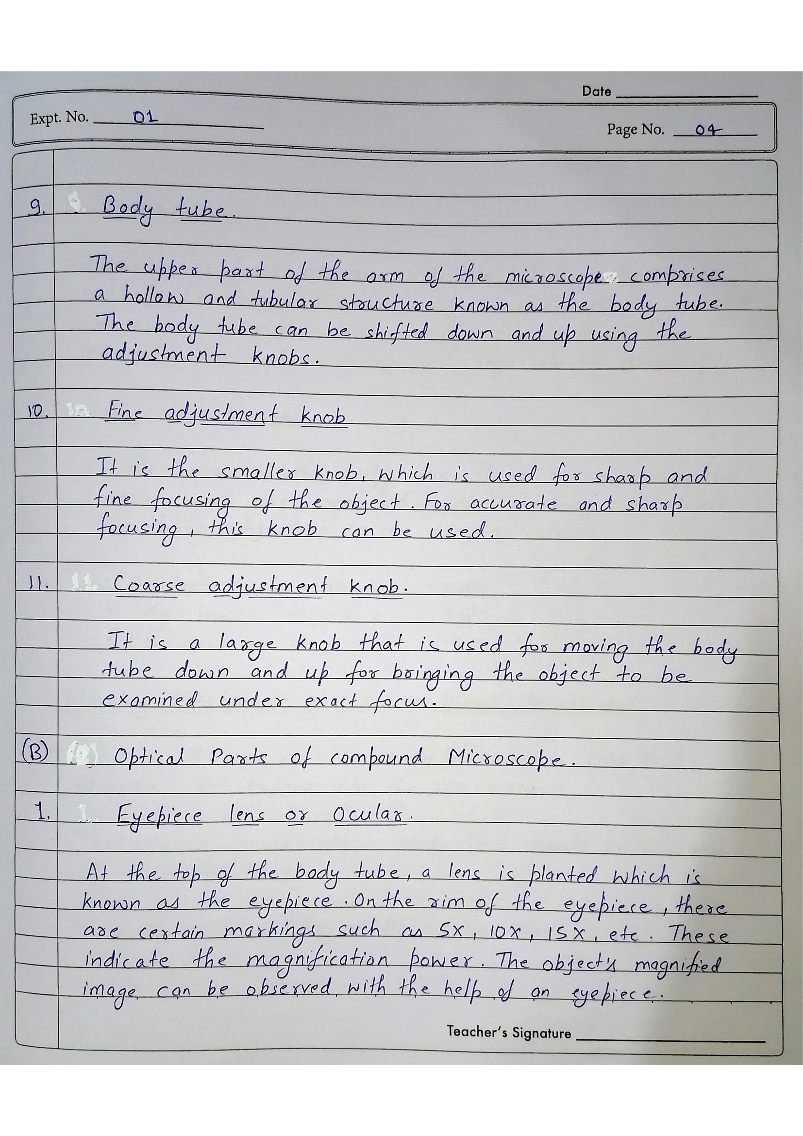 Pharmacognosy Practical